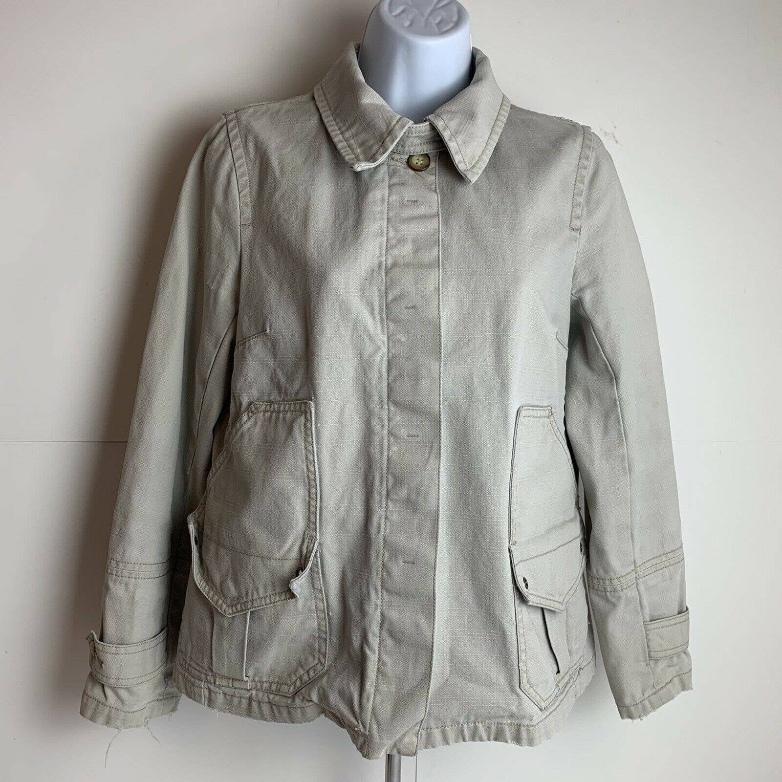 J. Crew Button Front Utility Jacket
